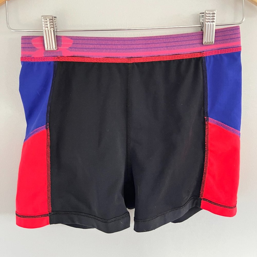 Under Armour Heat Gear 3" Women's Compression Shorts Size SM